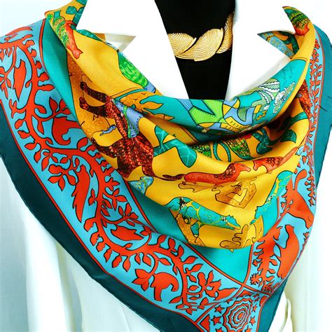 hermes scarves images